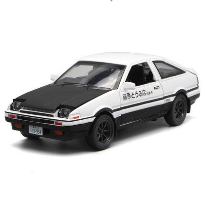 Authentic Authorized Initial D Ae86 Pull Back Alloy Car Model Ornaments Kidsren's Toy Car (Boxed) - image 1