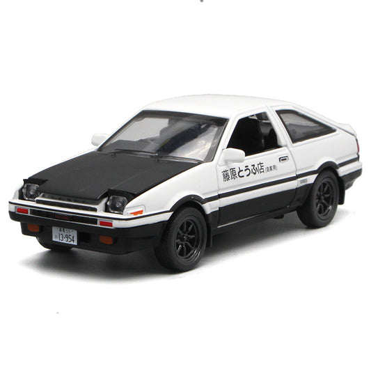 Authentic Authorized Initial D Ae86 Pull Back Alloy Car Model Ornaments Kidsren's Toy Car (Boxed) - image 1