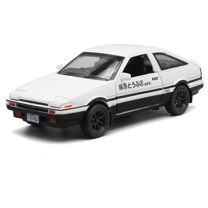 Authentic Authorized Initial D Ae86 Pull Back Alloy Car Model Ornaments Kidsren's Toy Car (Boxed) - image 4