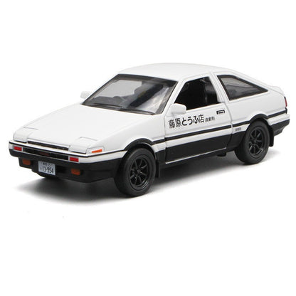 Authentic Authorized Initial D Ae86 Pull Back Alloy Car Model Ornaments Kidsren's Toy Car (Boxed) - image 5