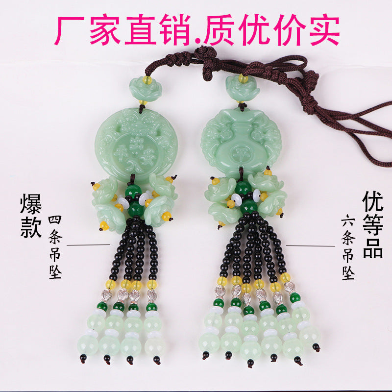 Car pendant Crystal gourd brave car hanging creative Lotus car pendant jewelry car accessories car accessories car accessories wholesale - image 3