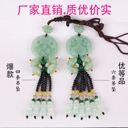 Car pendant Crystal gourd brave car hanging creative Lotus car pendant jewelry car accessories car accessories car accessories wholesale - image 3