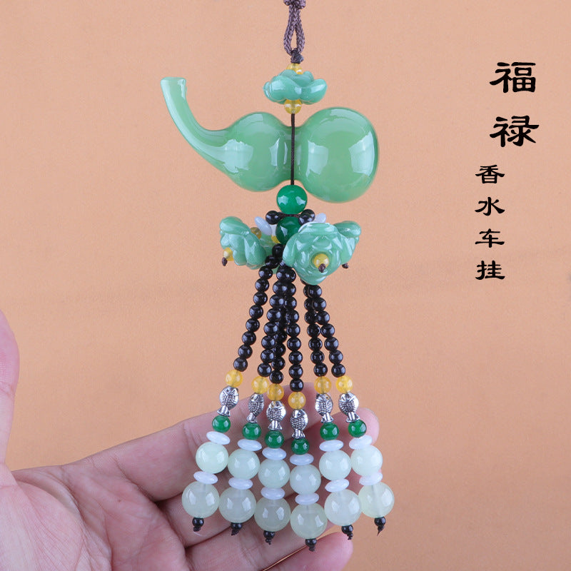 Car pendant Crystal gourd brave car hanging creative Lotus car pendant jewelry car accessories car accessories car accessories wholesale - image 4