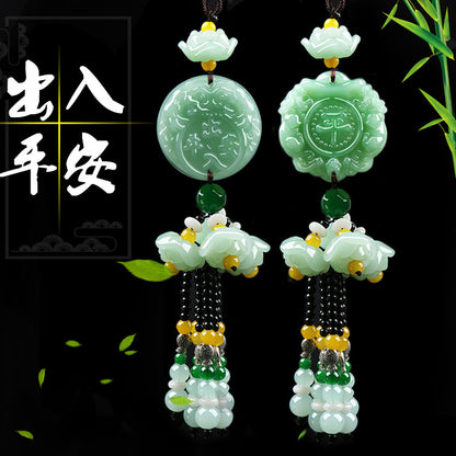 Manufacturer Wholesale Car Hanging Ornaments Gourd-Shaped Interior Decorations for Safe Journey Car Accessories Creative Gifts Car Hangings - image 1