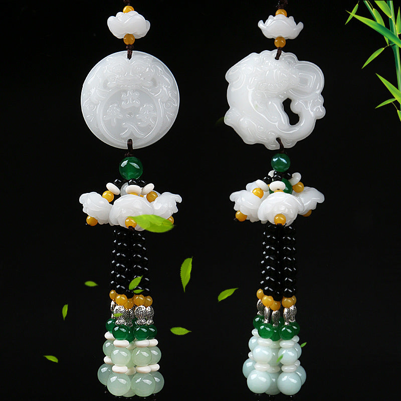 Manufacturer Wholesale Car Hanging Ornaments Gourd-Shaped Interior Decorations for Safe Journey Car Accessories Creative Gifts Car Hangings - image 3