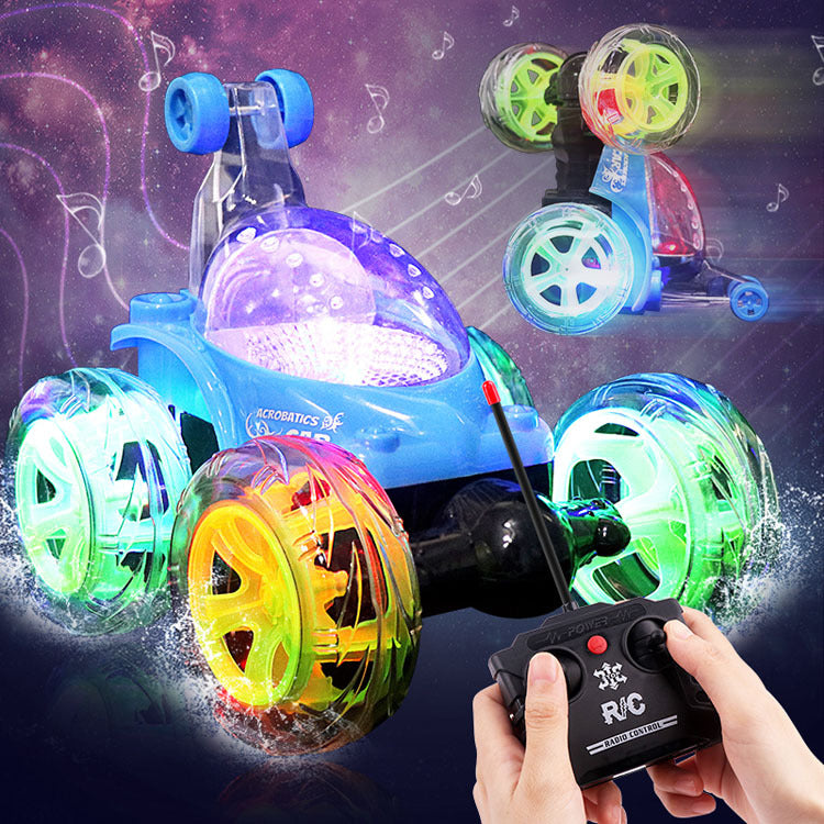 Cross-Border Charging Version Children's Off-Road Vehicle Stunt Car Remote Control Large Dump Truck Light Music Remote Control Car Toy - image 2