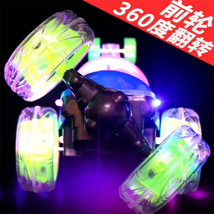 Cross-Border Charging Version Children's Off-Road Vehicle Stunt Car Remote Control Large Dump Truck Light Music Remote Control Car Toy - image 3