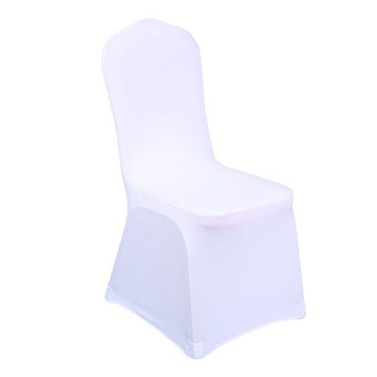 Wholesale wedding banquet hotel chair cover conjoined elastic seat cover white all-inclusive thick chair cover cross-border - image 5