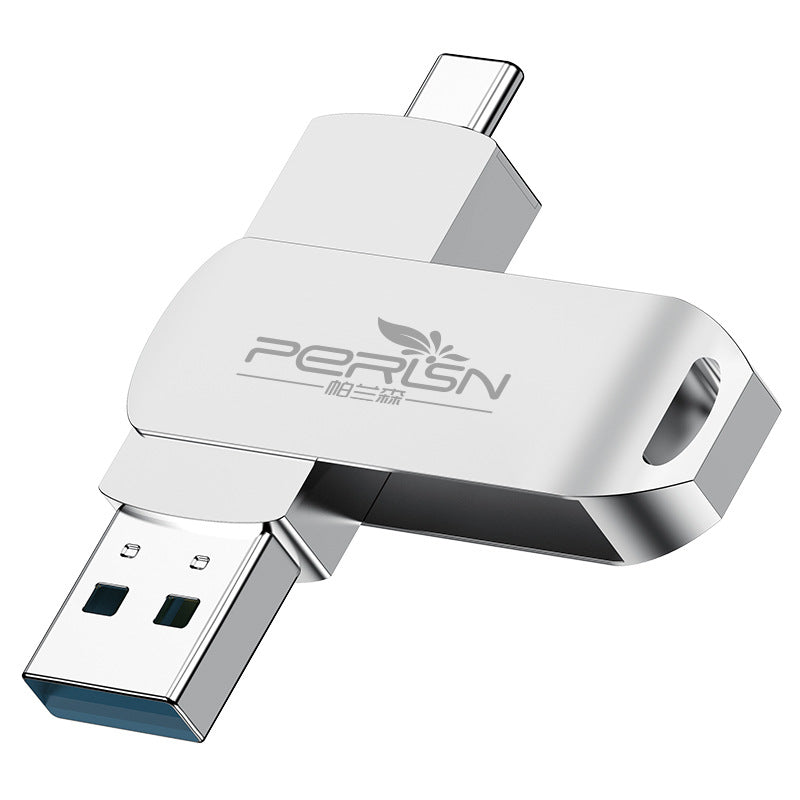 USB Flash Drive Wholesale Engraving 32g Car Metal 64g High-Speed System Large Capacity Mobile Phone and Computer Dual-Use USB Flash Drive 128g - image 5