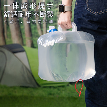 5-20L Foldable Water Bucket with Spout, Outdoor Emergency Portable Camping Car Water Jug Water Bag, Outdoor Foldable - image 2