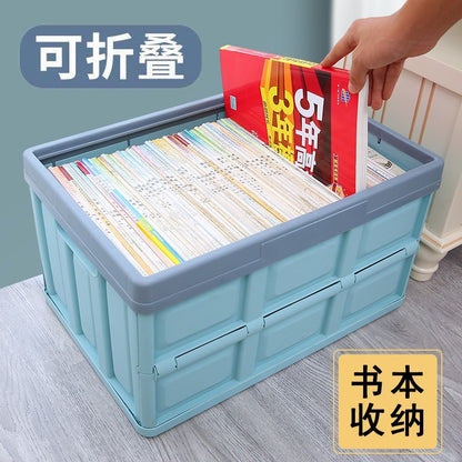 Car Backup Storage Box Car Foldable Book Storage Box Car Tail Box Storage and Arrangement Box Storage Box - image 1