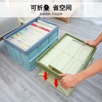 Car Backup Storage Box Car Foldable Book Storage Box Car Tail Box Storage and Arrangement Box Storage Box - image 2