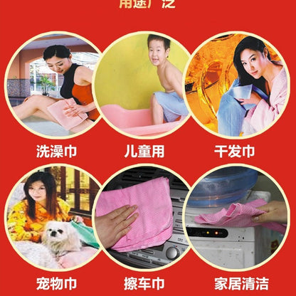 OPP bag car deerskin towel large Bucket Car Wash car towel pet dry hair towel chicken skin cloth suede - image 2