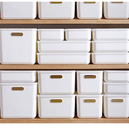 Plastic car crevice trunk storage box transparent underwear finishing basket household medicine toy storage box - image 3