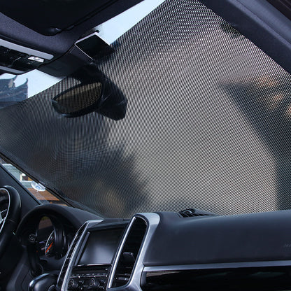 Car Automatic Roller Blind Sunshade Car Window Insulation Curtain Car Curtain Car Automatic Retractable Sunshade - image 4