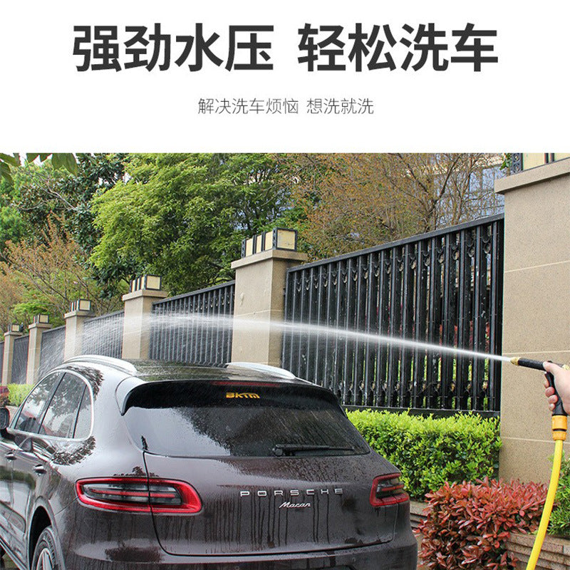 High-Pressure Household Water Hose from the Source Factory, Garden Retractable Cleaning Hose, Flower Watering Nozzle, Magic Tool, Car Wash Water Gun Set - image 2