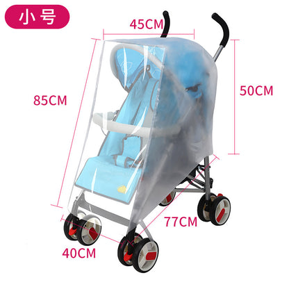 Outdoor Travel Baby Car Rain Cover Trolley Rain Cover Baby Car Rain Cover Windshield Cover Factory Direct Supply - image 2