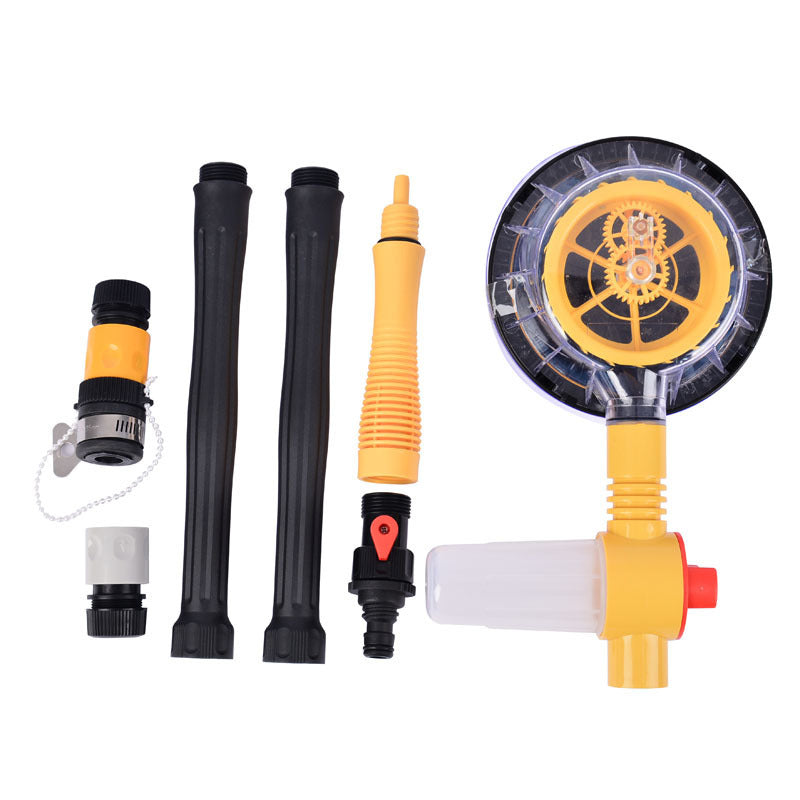 Car Washing Water Brush Chenille Automatic Rotating Car Washing Mop Household Portable Long Handle Telescopic Car Washing Brush - image 4