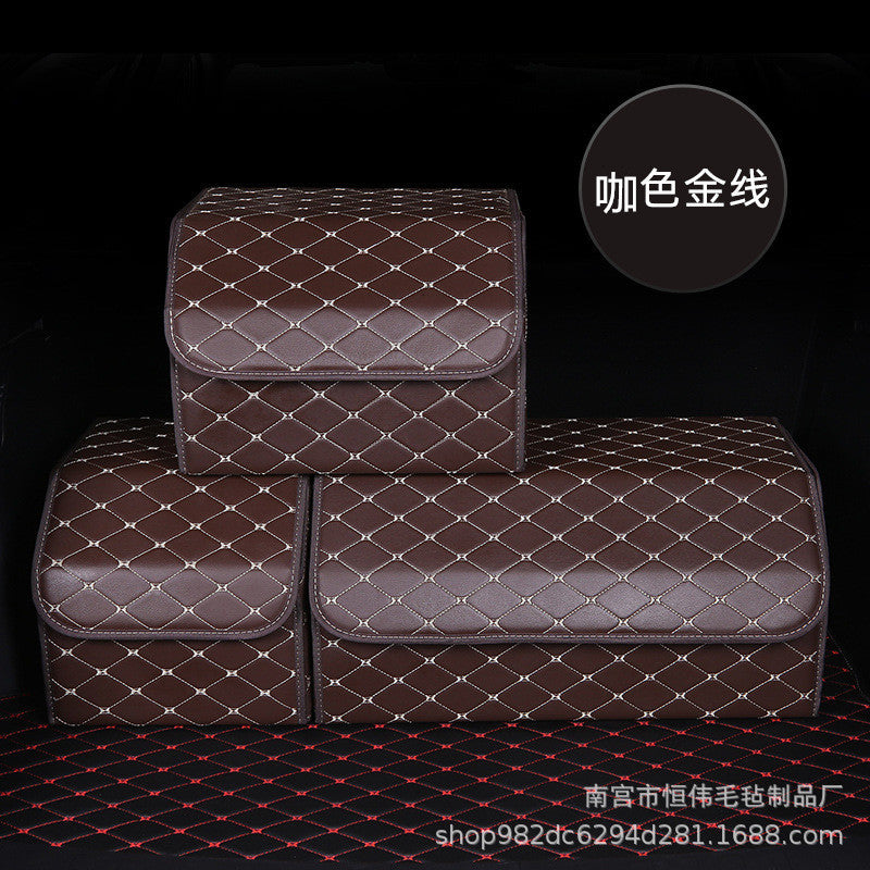 Car Storage Box, Car Trunk Organizer, Storage Box, Foldable Box, Multi-Functional Car Interior Supplies - image 2