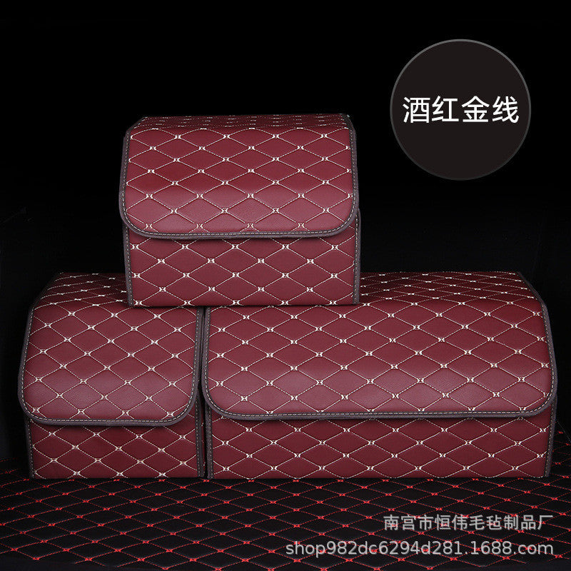 Car Storage Box, Car Trunk Organizer, Storage Box, Foldable Box, Multi-Functional Car Interior Supplies - image 3