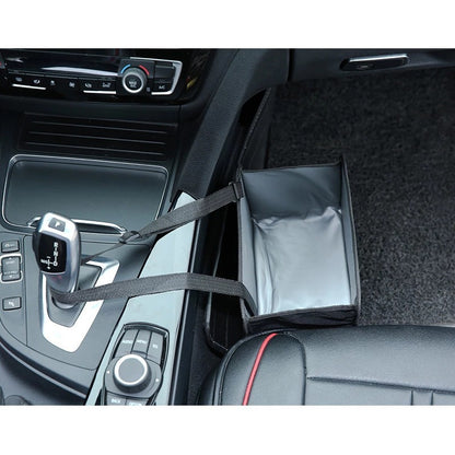 Car Trash Can Storage Net Pocket Hanging Garbage Basket Rear Seat Storage Box Waterproof Trash Can Storage Storage Box - image 4