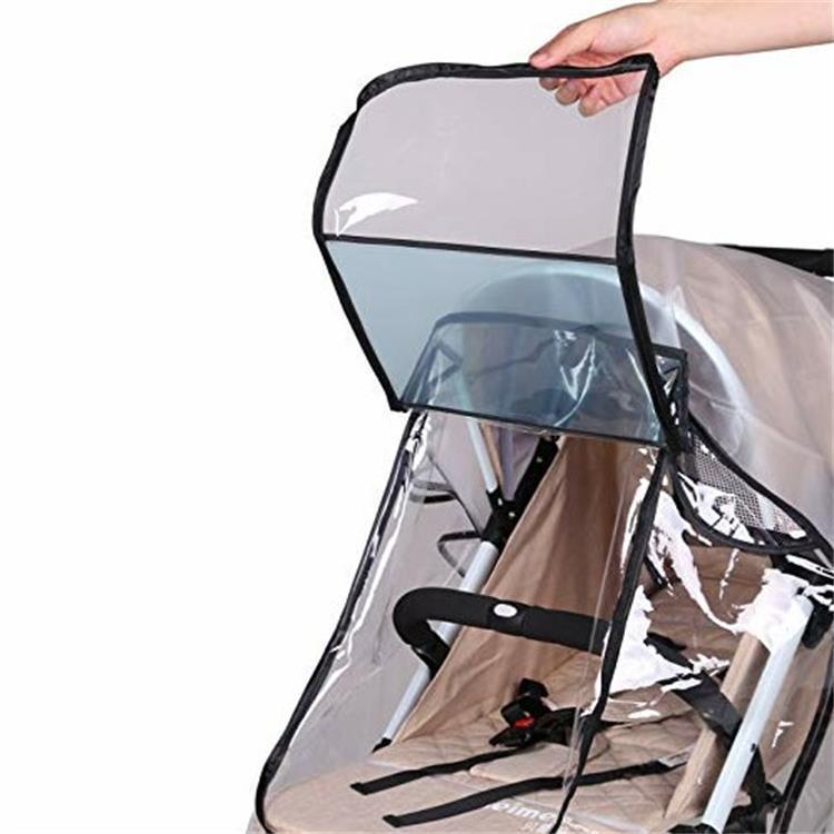 Baby stroller rain cover stroller windproof cover baby stroller rain cover baby stroller umbrella car universal rain cover - image 2