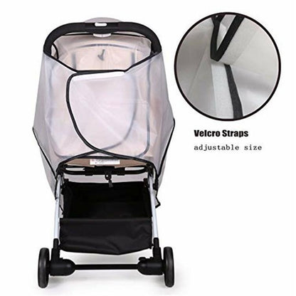 Baby stroller rain cover stroller windproof cover baby stroller rain cover baby stroller umbrella car universal rain cover - image 3