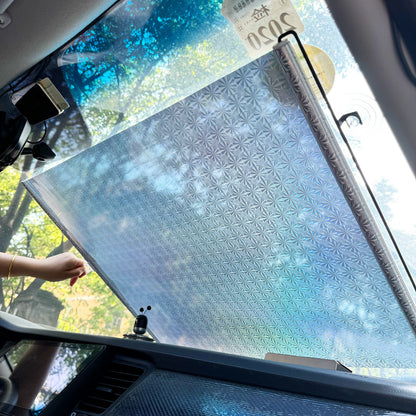 Car Automatic Roller Blinds, Sunshades, Car Window Insulation Curtains, Car Curtains, Sun Shields, Automatic Retractable Front Shields for Cars - image 3