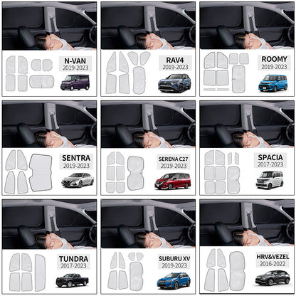 Special Car-Specific Fully Covered Privacy Sunshade Side Window Sunshade Aluminum Foil Oxford Cloth Frame Sunshade - image 2