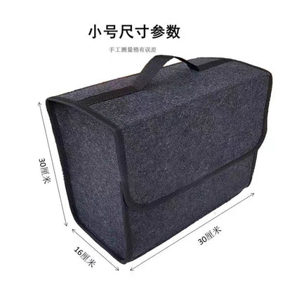 Cross-border car trunk felt storage bag car storage bag foldable storage box sundries finishing box - image 4