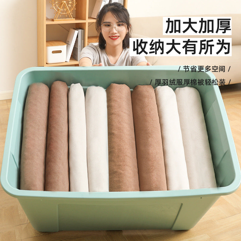 Xitianlong household plastic extra large storage toy storage box clothes storage box car trunk storage box - image 3