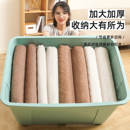 Xitianlong household plastic extra large storage toy storage box clothes storage box car trunk storage box - image 3