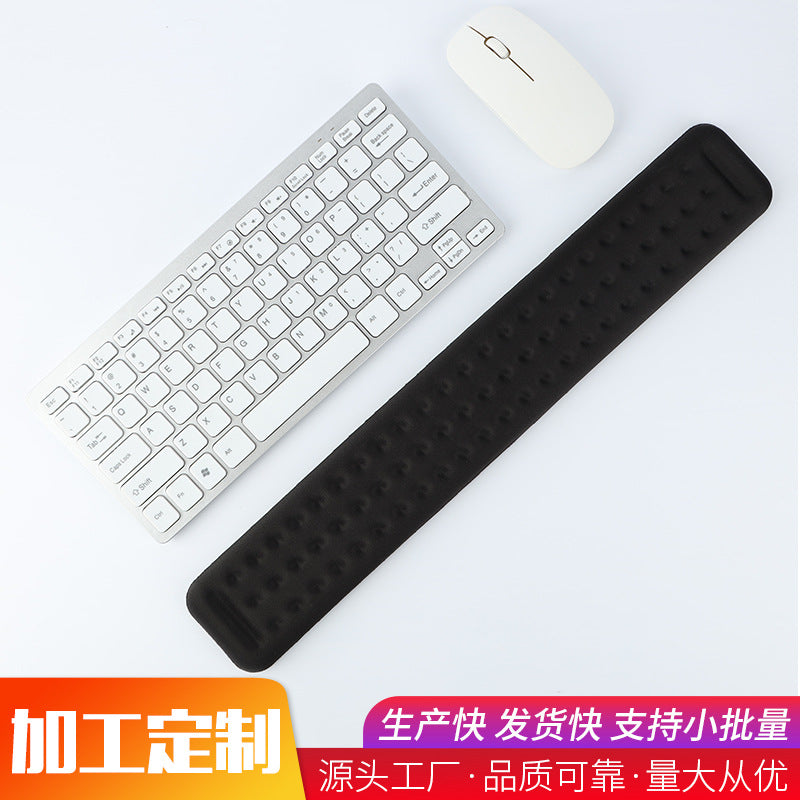 Manufacturer Wholesale Memory Foam Keyboard Wrist Rest Pad Mouse Pad Keyboard Support Car Wrist Pad L-Shaped Keyboard Pad - image 1