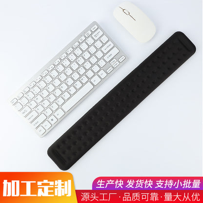 Manufacturer Wholesale Memory Foam Keyboard Wrist Rest Pad Mouse Pad Keyboard Support Car Wrist Pad L-Shaped Keyboard Pad - image 1