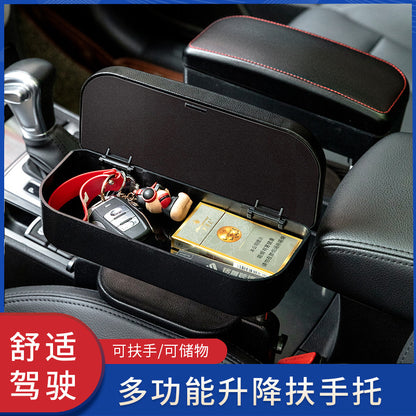 Car Armrest Box Storage Box Car Storage Box Armrest Support Adjustable Universal Seat Gap Car Supplies - image 3