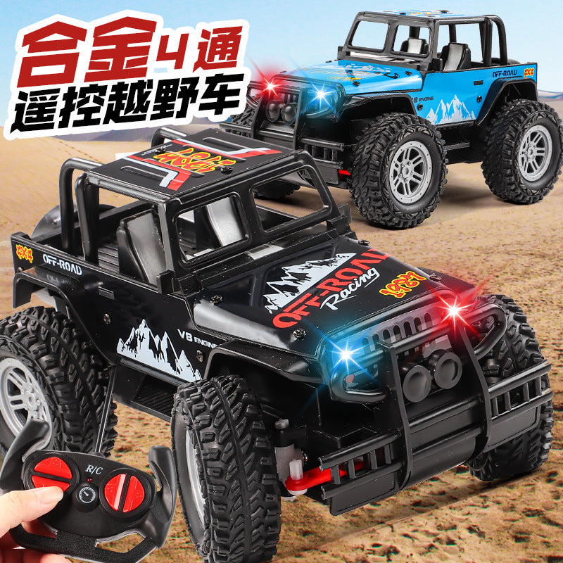 Children's remote control car toy small off-road vehicle Jeep remote control car Children boy stall toy car wholesale - image 2