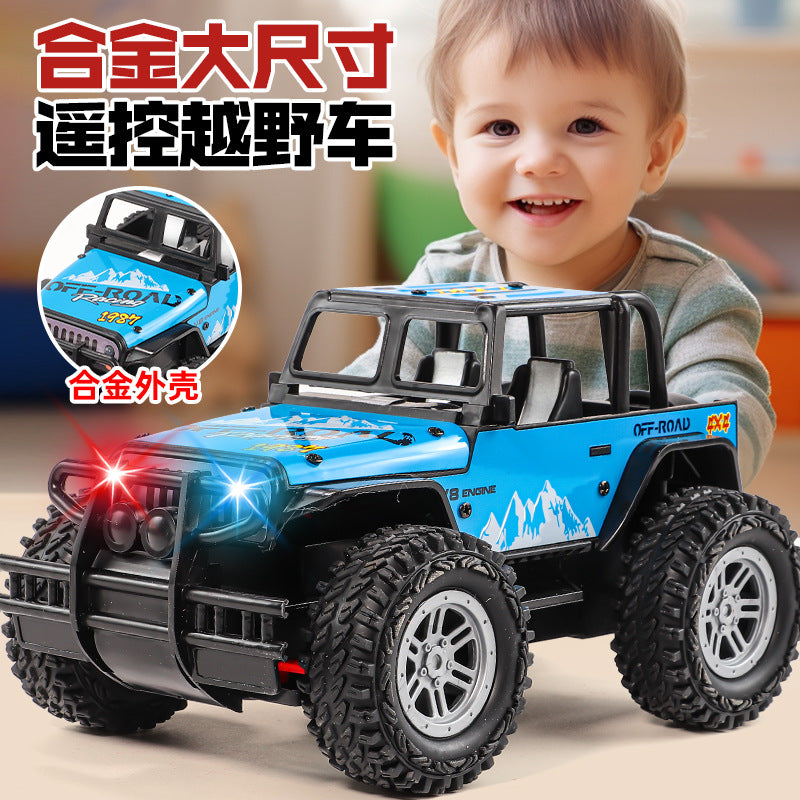 Children's remote control car toy small off-road vehicle Jeep remote control car Children boy stall toy car wholesale - image 4