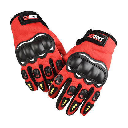 Motorcycle Full Finger Gloves Men's Touch Screen Outdoor Cross-country Sports Riding Protection Anti-fall Motorcycle Long Finger Gloves - image 2