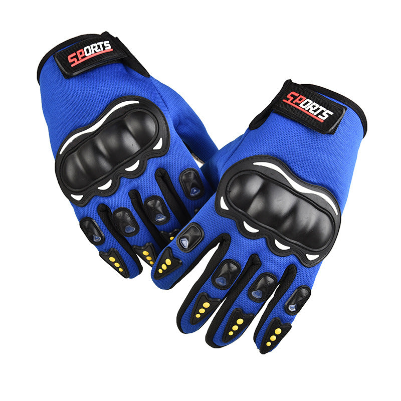 Motorcycle Full Finger Gloves Men's Touch Screen Outdoor Cross-country Sports Riding Protection Anti-fall Motorcycle Long Finger Gloves - image 3