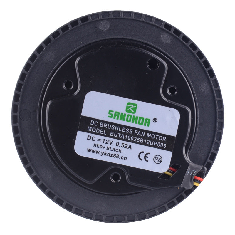 Wholesale 10025 centrifugal fan DC12V24V car purifier air purifier silent cooling fan - image 4
