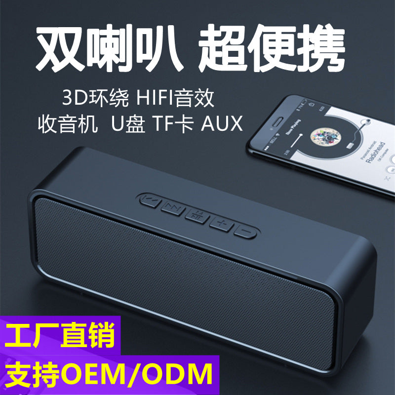 Outdoor High-Volume Wireless Bluetooth Speakers, Surround Sound for Home Use, Computer and Car Subwoofers, Portable Car Speakers, Wholesale - image 1