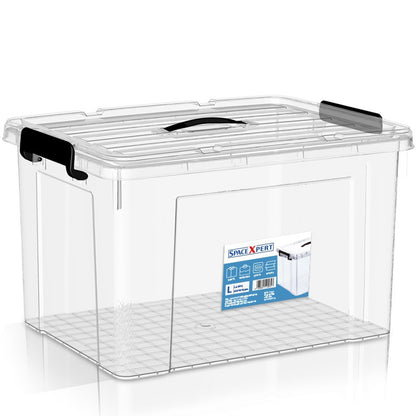 Free Shipping Plastic Portable Transparent Colorful Storage Box for Car, Home, Miscellaneous Items, Toys, and Clothes Storage - image 5