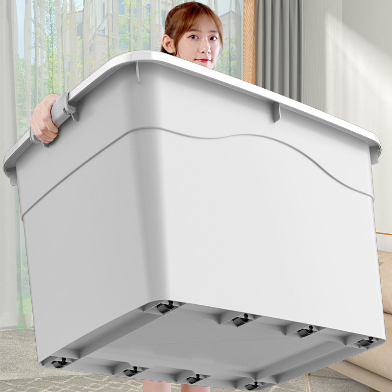 Wholesale Thickened Storage Box Plastic Large Storage Box Household Clothes Quilt Toy Finishing Box Car Storage Box - image 2