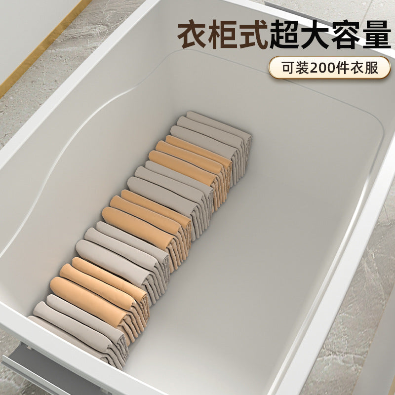 Wholesale Thickened Storage Box Plastic Large Storage Box Household Clothes Quilt Toy Finishing Box Car Storage Box - image 3