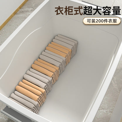 Wholesale Thickened Storage Box Plastic Large Storage Box Household Clothes Quilt Toy Finishing Box Car Storage Box - image 3