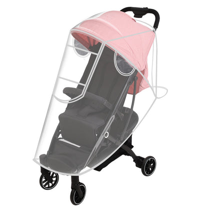 Universal Baby Carriage Canopy Windproof Cover Baby Stroller Umbrella Car Rainproof Cover Warm Cover Children's Car Raincoat Windshield - image 5