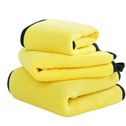 Car Wash Towel, Quick-Drying Double-Sided Car Wipe Towel, High-Density Coral Velvet, Water-Absorbent Car Wipe Towel, Rag, Cleaning Wholesale - image 5