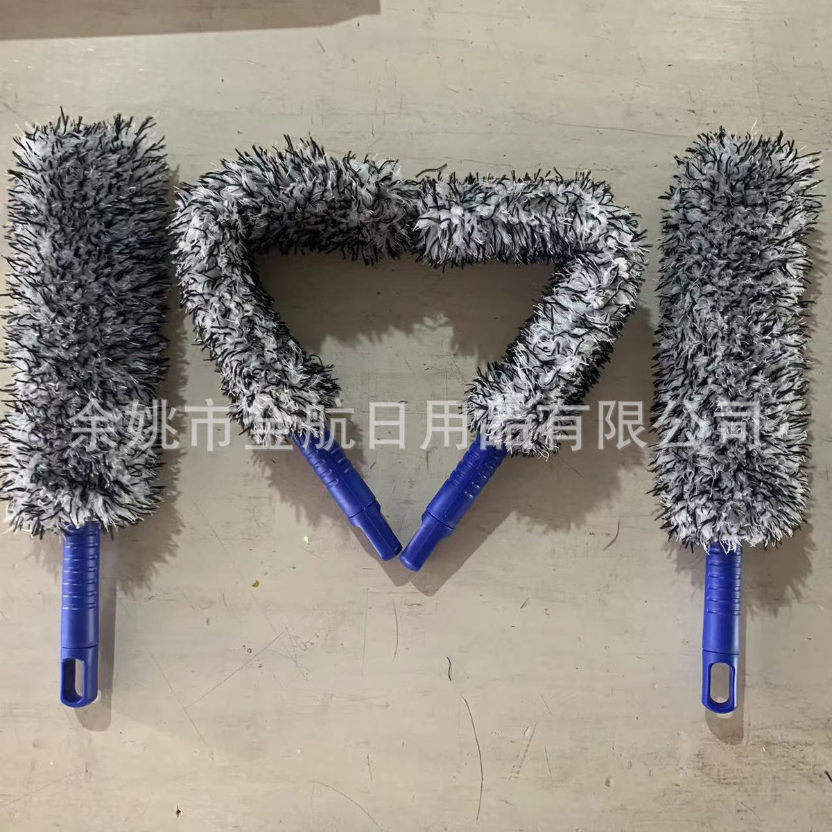 Car wash brush cross-border arbitrary bending microfiber tire brush car details brush cleaning duster steel wheel hub brush - image 3
