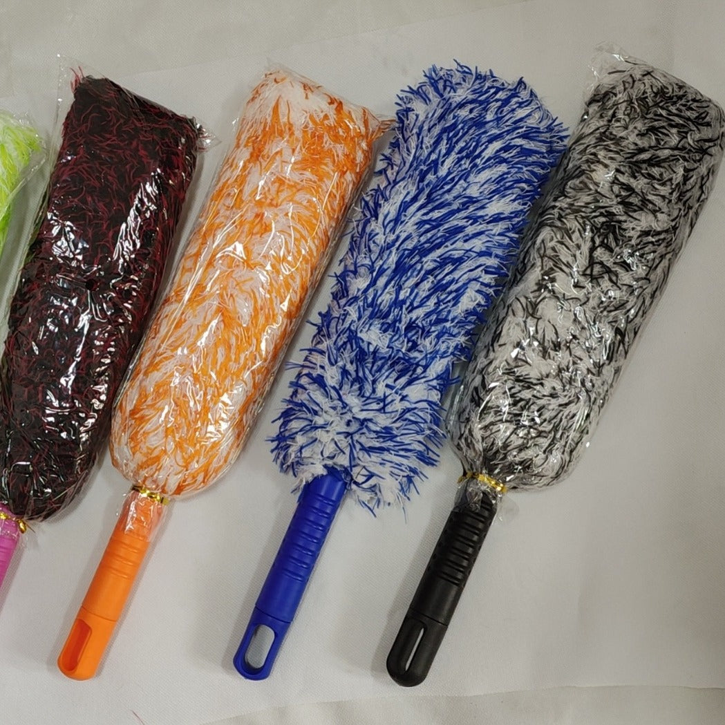 Car wash brush cross-border arbitrary bending microfiber tire brush car details brush cleaning duster steel wheel hub brush - image 4