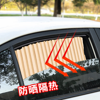 Factory direct car magnetic sunshade inside the car side window sunscreen heat insulation magnetic universal window curtain sunshade - image 3